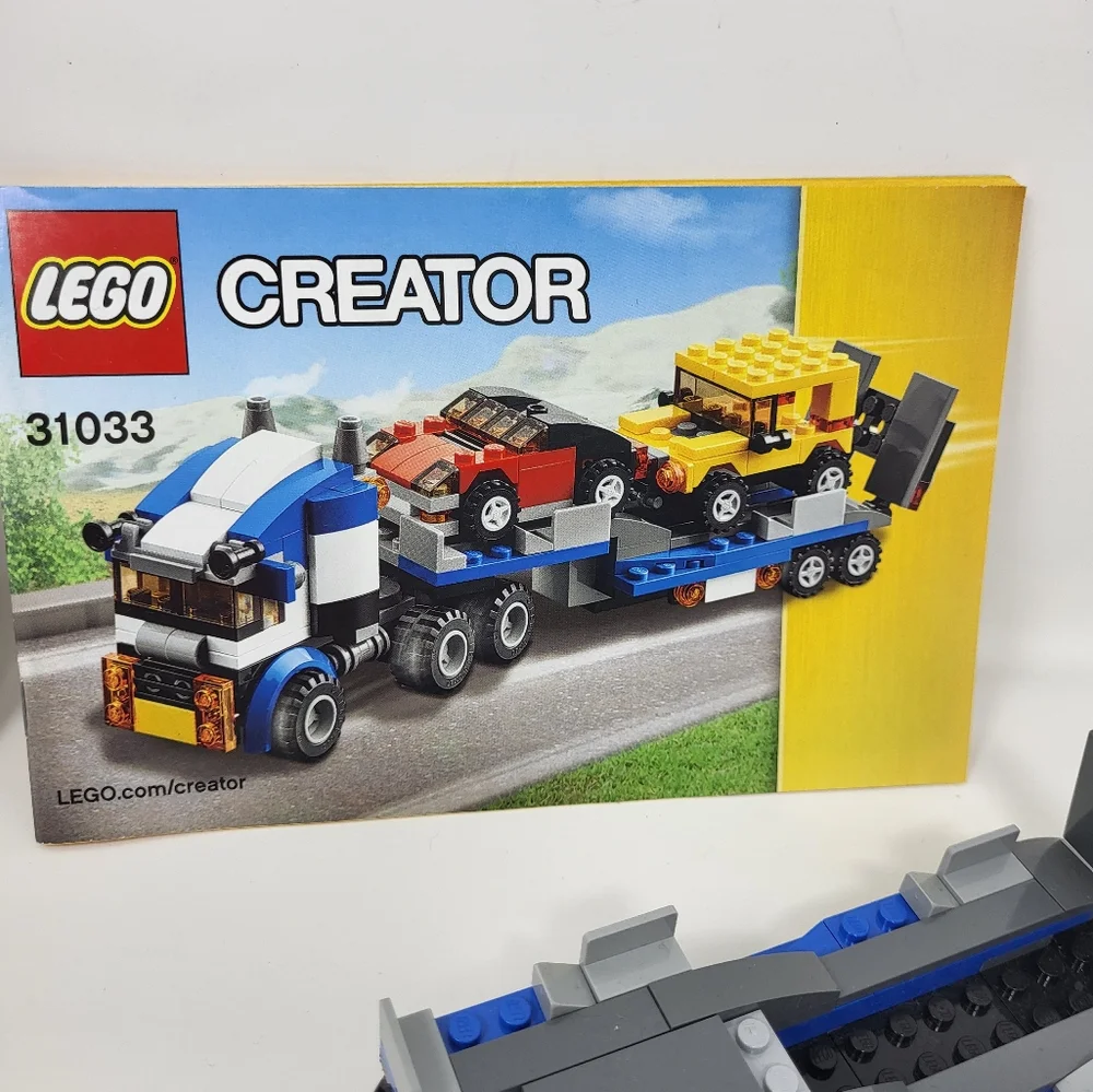 Lego Creator 3 In 1 31023 Vehicle Transporter And 31027 Blue Racer Car - Picture 7 of 7